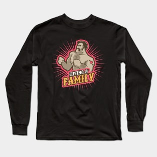LIFTING AND FAMILY - true passions Long Sleeve T-Shirt